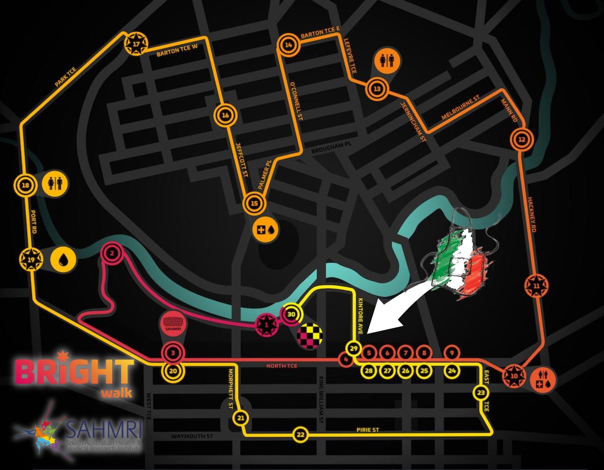 SAHMRI Bright Walk Fundraiser SAHMRI Bright Walk Fundraiser